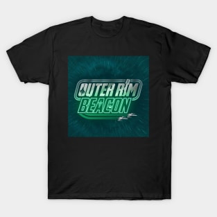 Outer Rim Beacon Logo in Hyperspace T-Shirt